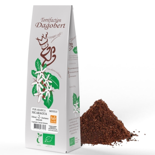 Cafés NICARAGUA bio et équitable GRAIN OU MOULU